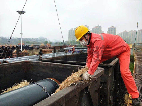 鄭州某工程建設有限公司與我公司簽署外3PE內環氧粉末防腐鋼管供應合同